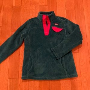 Patagonia fuzzy fleece sz 10